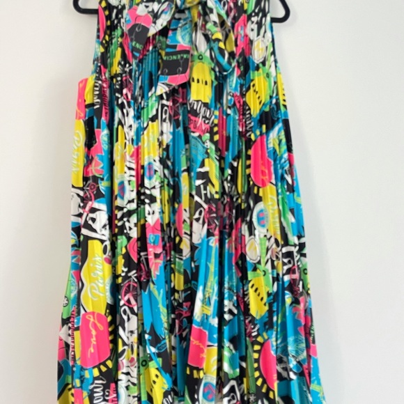 BALENCIAGAParis City Light Pleated Satin Dress NWT - Picture 5 of 15